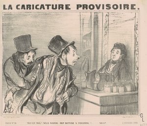 Everything is Paid? We Did... Salute by Honoré Daumier