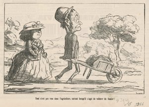 Not Everything is Rosy in Agriculture... by Honoré Daumier