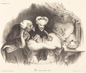 A New Nose by Honoré Daumier