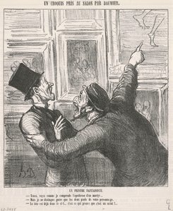 A Whimsical Painter by Honoré Daumier