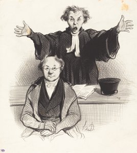 A Request for Separation by Honoré Daumier