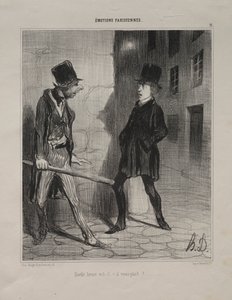 What Time is it, Please? by Honoré Daumier