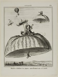 Another way to make use of the new petticoats that have lately become fashionable, plate 294 from Actualités