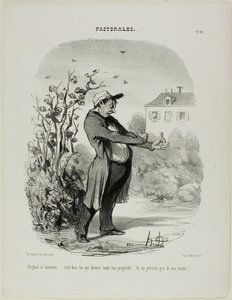 Brigand of a May-Bug, Plate 32 from Pastorales by Honoré Victorin Daumier