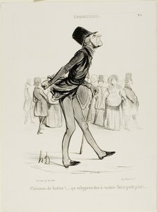 Damn Boots! That Will Teach Me to Take Smaller Steps... plate 6 from Coquetterie