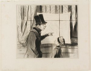 Geographic Scarves by Honoré Victorin Daumier