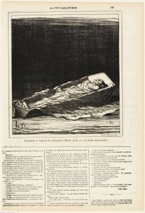 Meanwhile They Keep on Insisting that She Has Never Been Better, plate 183 from Actualités