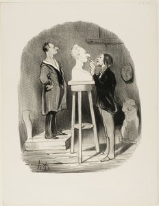 Monsieur Filochard, Plate 68 from Les Bons Bourgeois by Honoré Victorin Daumier