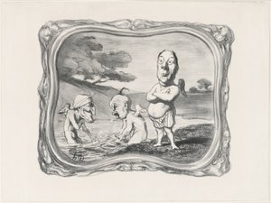 Neighborhood nymphs, come discreet nymphs Laboulie in these places arrayed with his glasses, Shows himself to your glances in uncovered masses A young journalist who, leaving the unsullied water having hardly given his signature Dries his fine torso in the