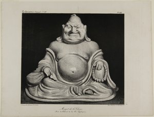 Porcelain figure from China (taken from the private collection of Mr. Charles Philipon), plate 416 by Honoré Victorin Daumier