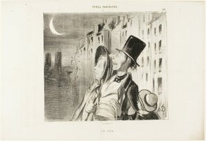 Sight, plate 39 from Parisian Types by Honoré Victorin Daumier