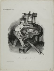"So, you want to meddle with the press!," plate 319 by Honoré Victorin Daumier