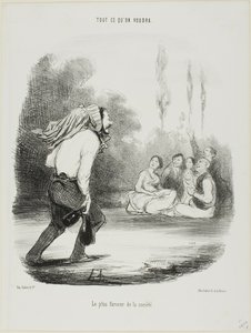 The Comedian of the Group, Plate 13 from Tout Ce Qu