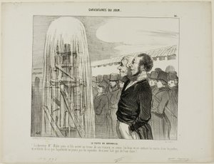 The Grenelle Wells by Honoré Victorin Daumier
