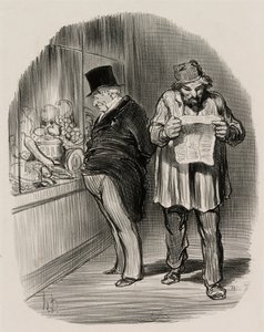 Worker and Bourgeois, from Les Parisiens En 1848