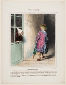 A Chinese Insect by Honoré Daumier