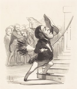 A. Granier de Cassagnac by Honoré Daumier