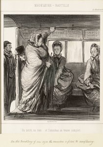 A Little Nothing...And the Bus is Full by Honoré Daumier