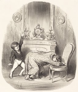 In Imitation of Henry IV by Honoré Daumier
