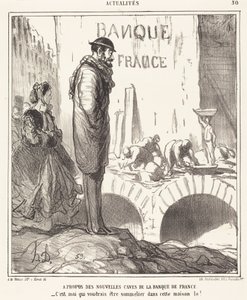 About the... Vaults of the Bank of France by Honoré Daumier
