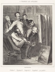Through the Workshops by Honoré Daumier