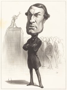 Achille Fould by Honoré Daumier