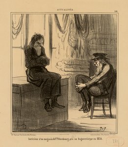 News No.140: Interior of a Store in St. Petersburg, Taken by Daguerreotype in 1854 by Honoré Daumier