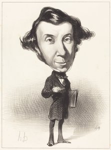 Alex. Ch. Henri de Tocqueville by Honoré Daumier