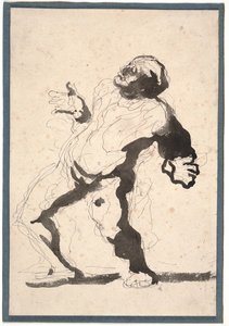 An Actor by Honoré Daumier