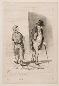 Another one who needs to worry about his nose this year... by Honoré Daumier