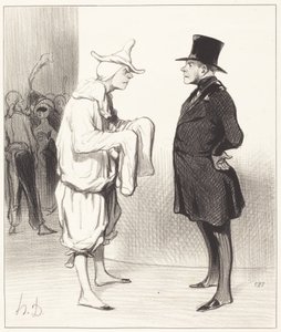 Carrot of the acrobat by Honoré Daumier