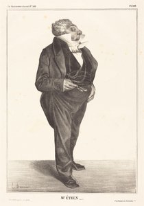 Charles Guillaume Étienne by Honoré Daumier