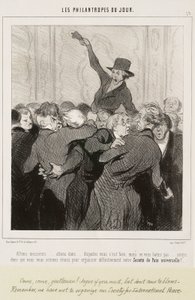 Come on Gentlemen... Argue, it is Good by Honoré Daumier