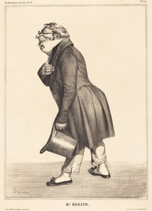 Count de Kératry by Honoré Daumier