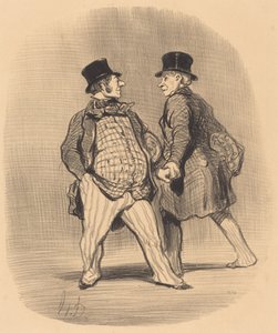 Comrade, Beware of the Little Baron... by Honoré Daumier