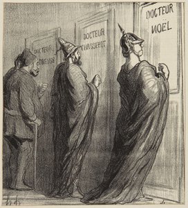 "Consultations Not Free" by Honoré Daumier