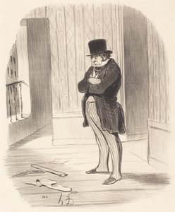 Moved!... by Honoré Daumier