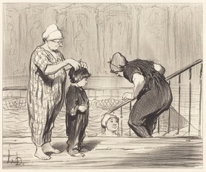 In the Family by Honoré Daumier