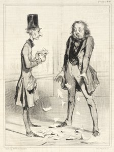 Again My Creditors Always... by Honoré Daumier