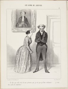 And to think that there are three of my defendants that I could not convict! I am going to lose my reputation! by Honoré Daumier