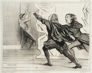 Dramatic Farce by Honoré Daumier