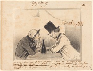 Be Careful Father Balivot, Your Little One is Sixteen... by Honoré Daumier