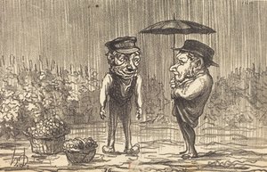 One Must Not Complain About These Times... by Honoré Daumier