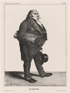 Félix Barthe by Honoré Daumier