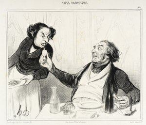 Boy, what is that? by Honoré Daumier