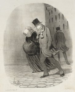 Eight Degrees Below Zero by Honoré Daumier