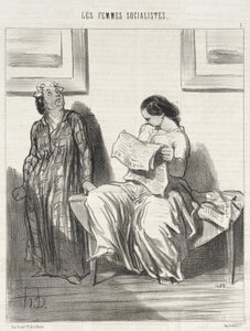 It Seems That the Clubs Are Going to Be...Closed... by Honoré Daumier