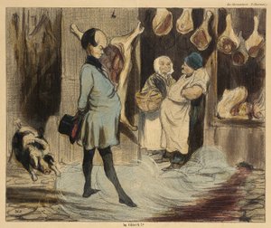 Travel Impressions of a Great Poet by Honoré Daumier