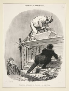 Inconvenience of Asking the Landlord to Repair the House, Plate 24 from the series 