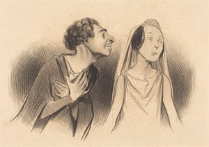 I Leave More in Love Than... Ever... by Honoré Daumier
